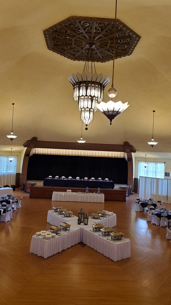 great hall chandelier ballroom