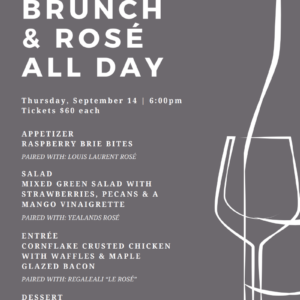 BRUNCH & ROSÉ ALL DAY