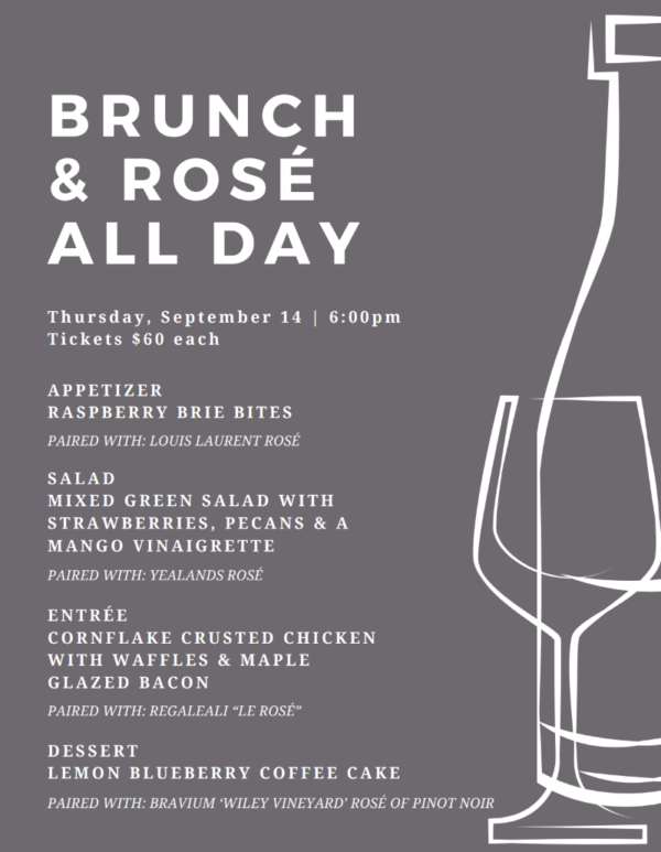 BRUNCH & ROSÉ ALL DAY