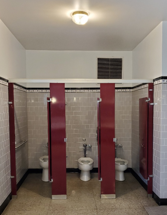 Before men's room renovation