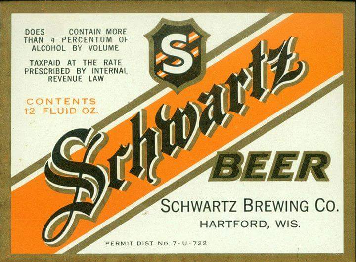 Schwartz beer label
