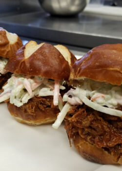 BBQ pork sliders