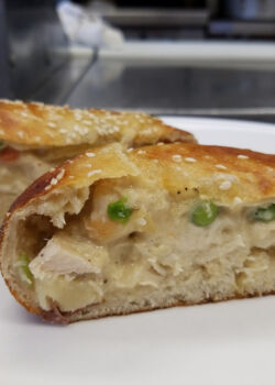 Chicken pot pie pudgie